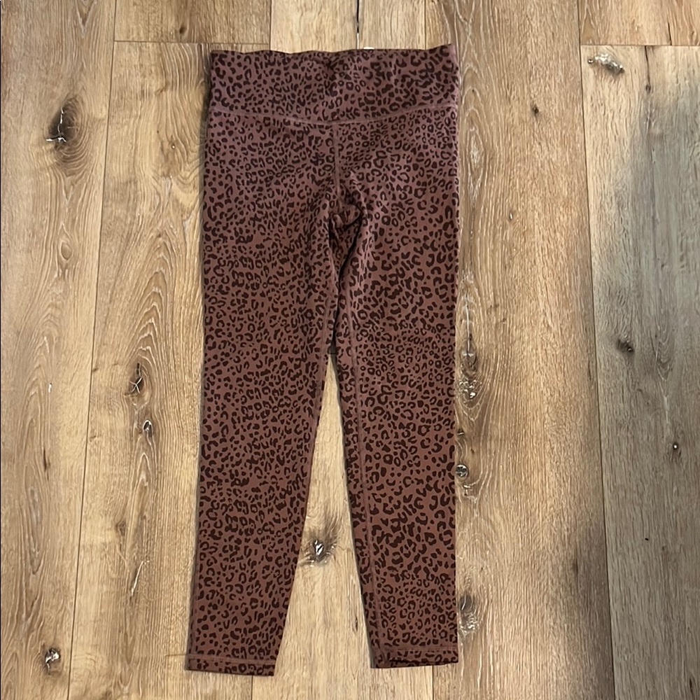 GAP Leopard Print Leggings in Brown
